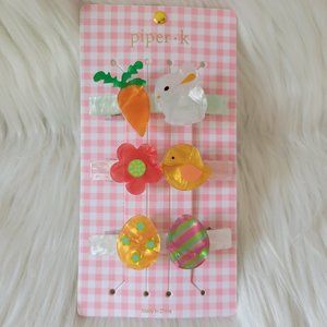 Piper K Easter/Spring Themed Hair Barrettes